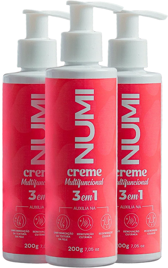 3 potes de creme NUMI